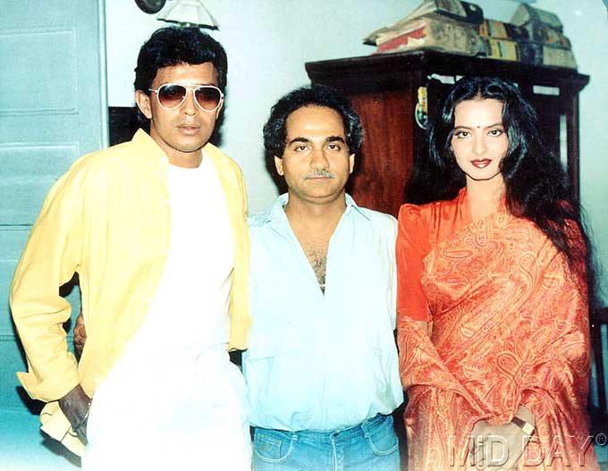 Mithun Da with Ramesh Sippy and Rekha