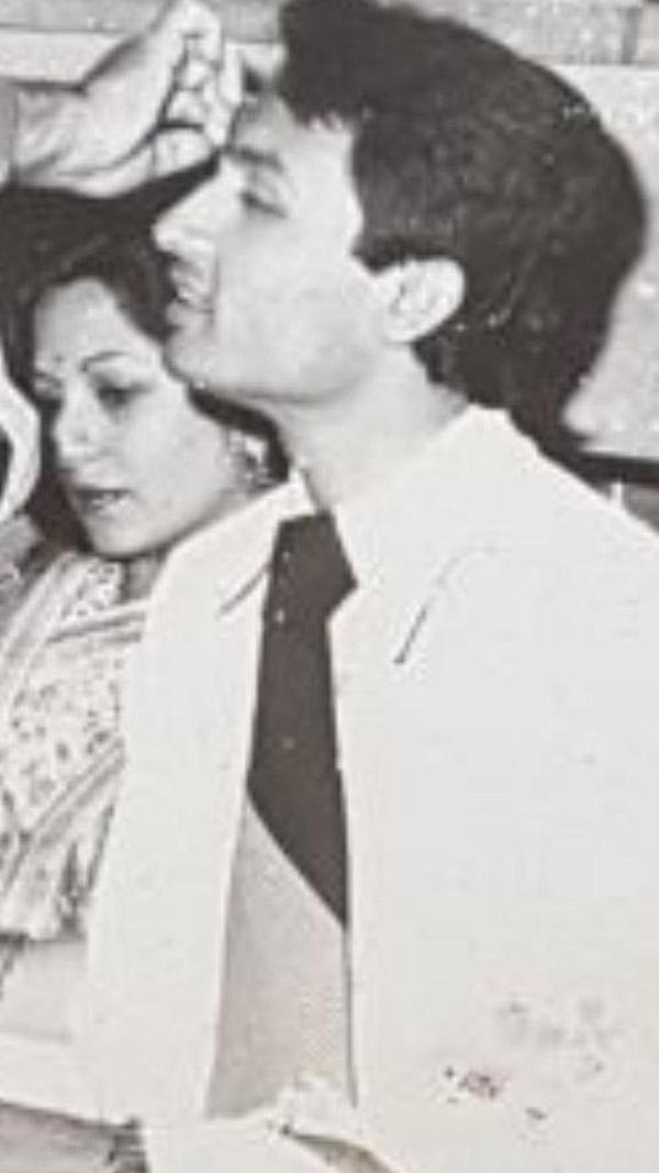 Shekhar Suman posted this black-and-white photo with his wife Alka on the occasion of their wedding anniversary