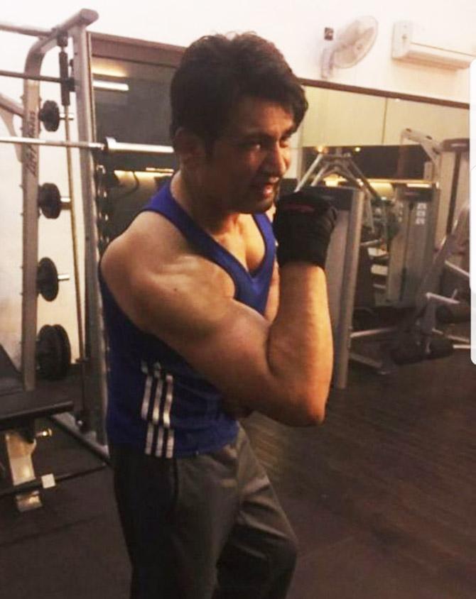 Going by these pictures, Shekhar Suman seems to have taken fitness tips from his 'Bhoomi' co-star Sanjay Dutt