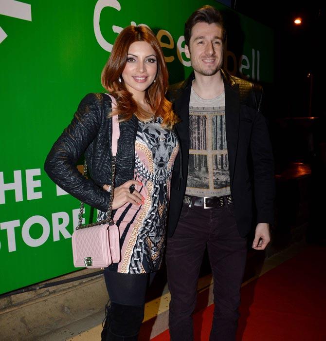 Shama Sikander with James Milliron Shama Sikander with James Milliron