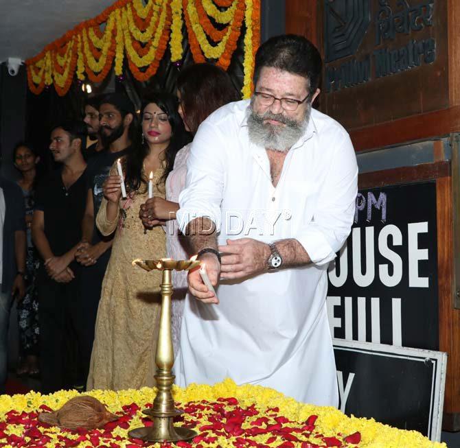 Kunal Kapoor during the inauguration of the ANSH Darshak UTSAV at Prithvi Theatre in Juhu, Mumbai