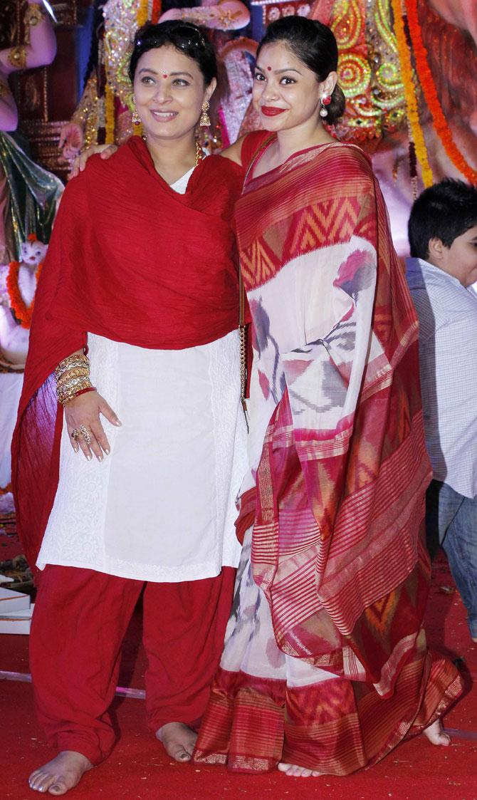 Sharbani Mukherjee with Sumona Chakravarthy