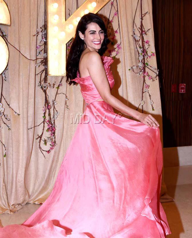 Mandana Karimi at Kishwer Merchantt and Suyyash Rai's wedding reception