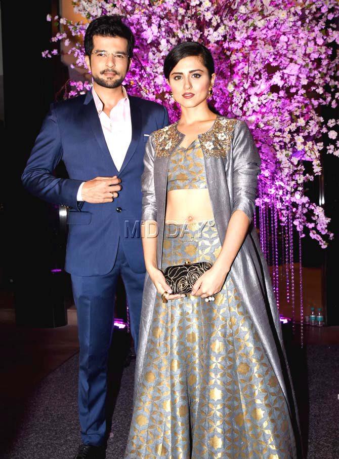 Raqesh Vashisth and Ridhi Dogra at Kishwer Merchantt and Suyyash Rai's wedding reception