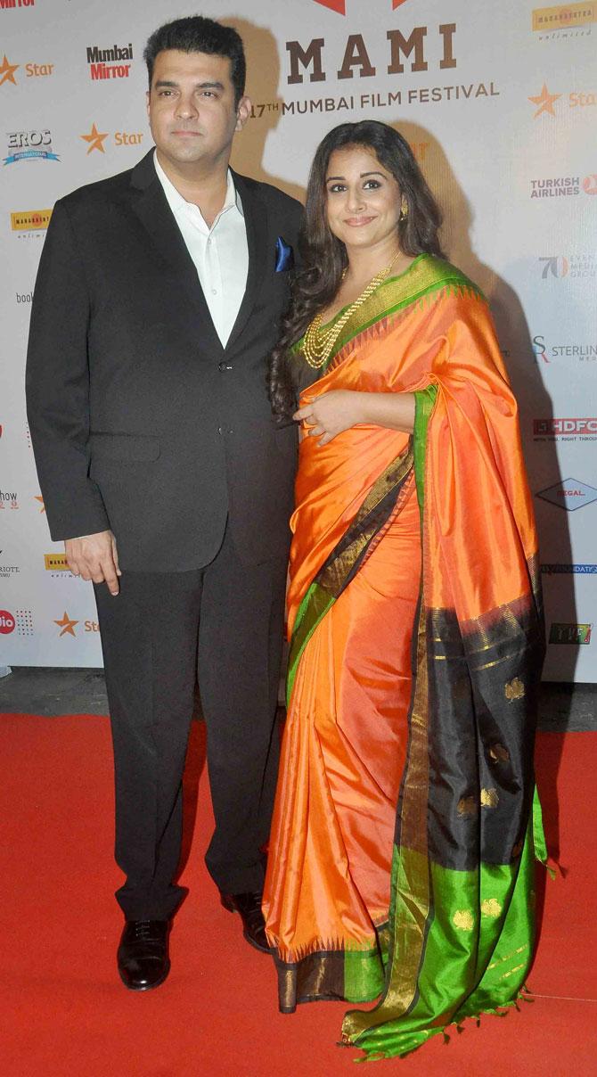 Vidya Balan with husband Sidharth Roy Kapur