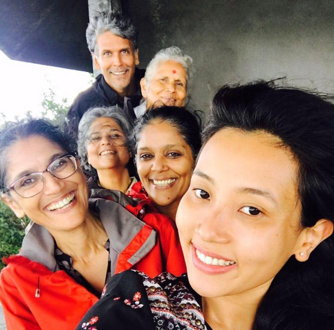 Milind Soman never responds to trolls whenever he posts pictures with his wife Ankita Konwar. He has said in interviews that the age difference between him and his wife doesn't matter to him.