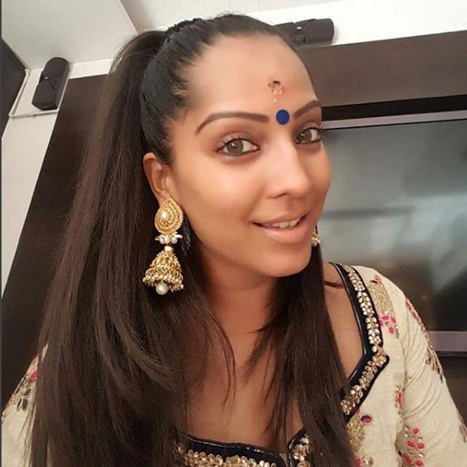 Here's a look at some candid pictures of Meghna Naidu, posted on Instagram: Meghna wrote while posting this picture saying, 'Oh I miss my hair... Please grow back... I promise to never cut you again'