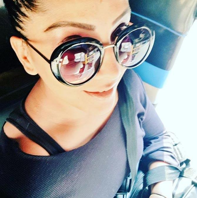 Meghna and Luis met 22 years ago on a tennis court. It was Meghna's father who introduced her to the Tennis player, post which, the two even dated briefly. Though they grew apart. In picture: Guess where was this selfie taken? Well, Meghna captioned this Instagram picture - 'Rickshaw selfie is a must #mumbaigirl'