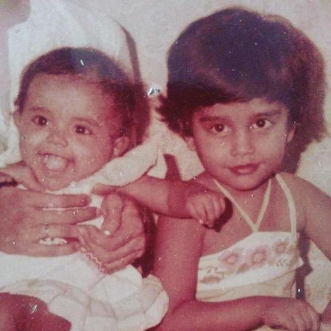 This is an adorable picture of Meghna from her childhood days. Doesn't she look cute?