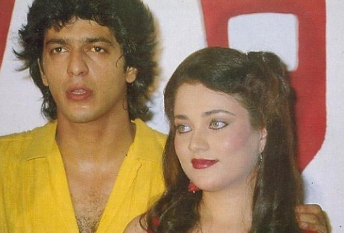 Rumours were doing the rounds that Mandakini and Dawood Ibrahim were having an affair. In picture: Mandakini with Chunky Pandey.