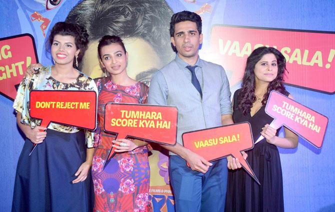 Veera Saxena, Radhika Apte, Gulshan Devaiah and Sai Tamhankar