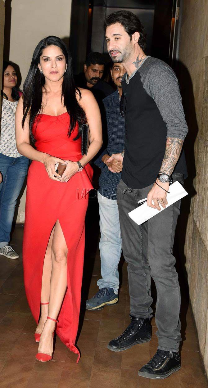 Sunny Leone and hubby Daniel Weber Sunny Leone and hubby Daniel Weber