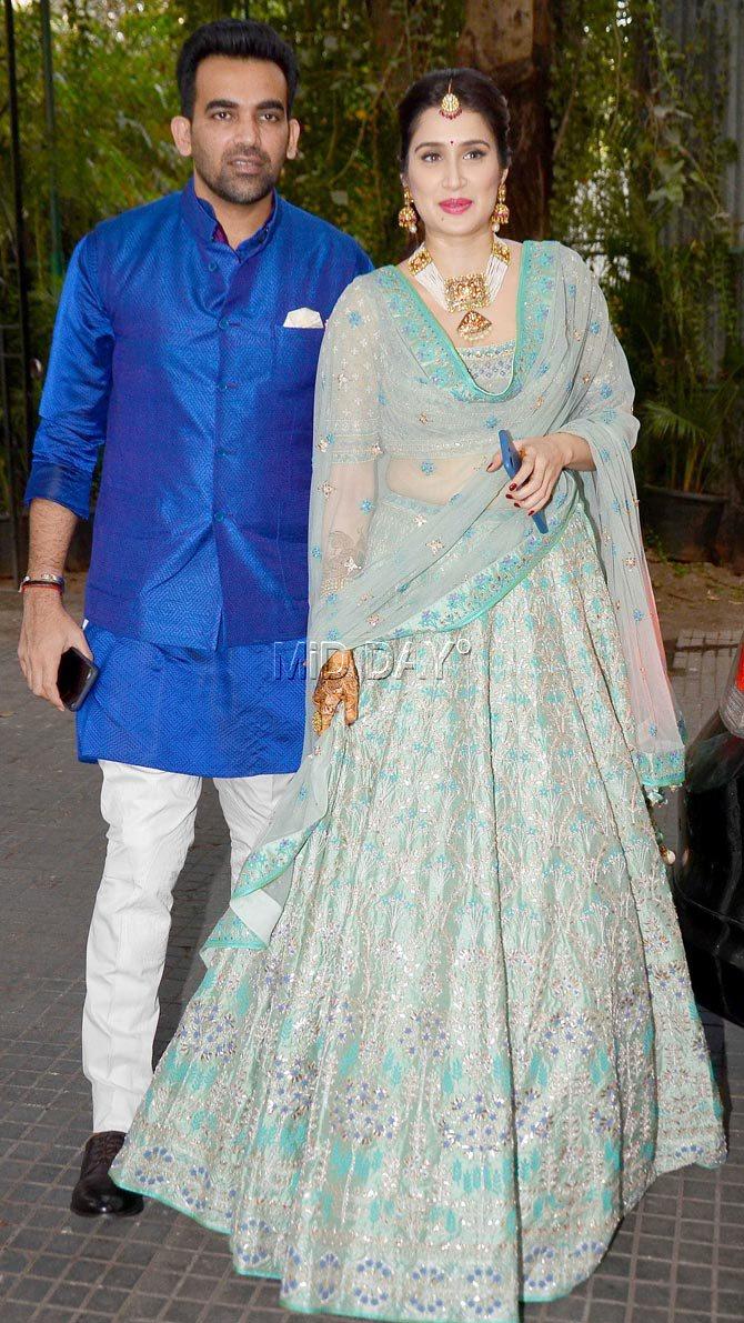 Zaheer Khan and  Sagarika Ghatge were married in court last week Zaheer Khan and  Sagarika Ghatge were married in court last week