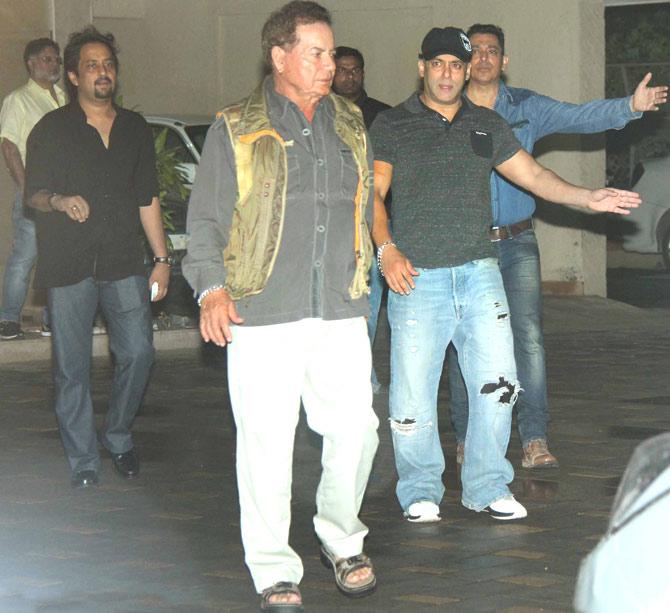 Salim Khan and Salman Khan