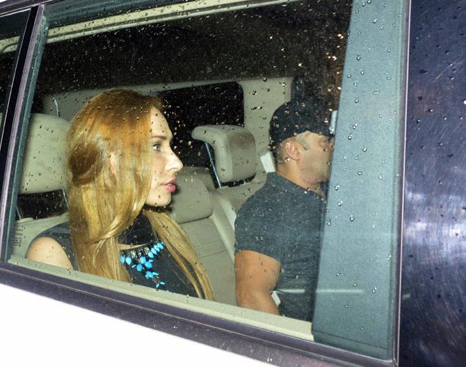 Iulia Vantur also was present at Salman Khan's special screening of 'Sultan' for family and celeb friends