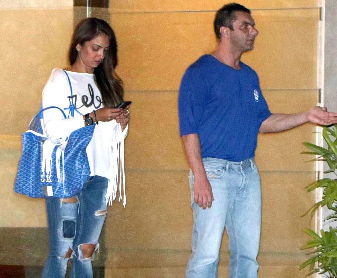 Seema Khan and Sohail Khan