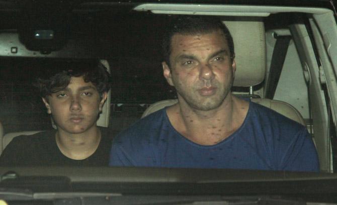 Sohail Khan with his son Nirvaan