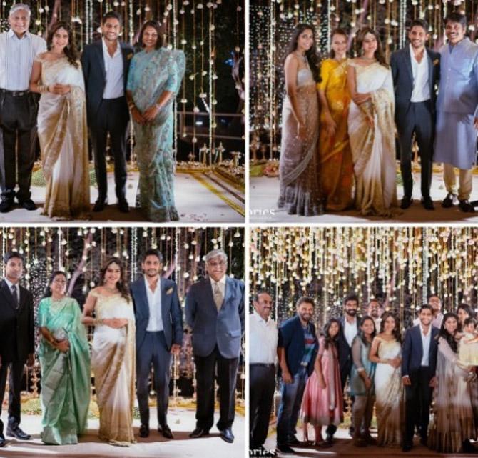 Select guests were invited for Naga Chaitanya and Samantha Ruth Prabhu's destination wedding. Members from the Daggubati family -- Venkatesh, Suresh Babu -- were among the few family members who were present at the wedding.