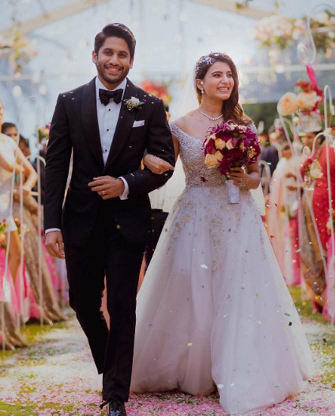 And on October 7, 2017, they got married according to the Christian ceremony. Reportedly, Rs 10 crore was spent for the wedding of Samantha Ruth Prabhu and Naga Chaitanya.