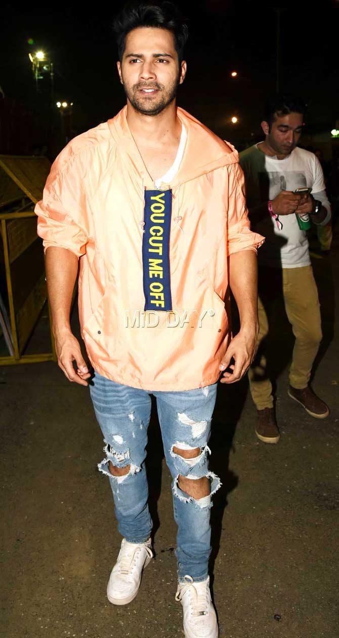 Varun Dhawan too was present at the concert