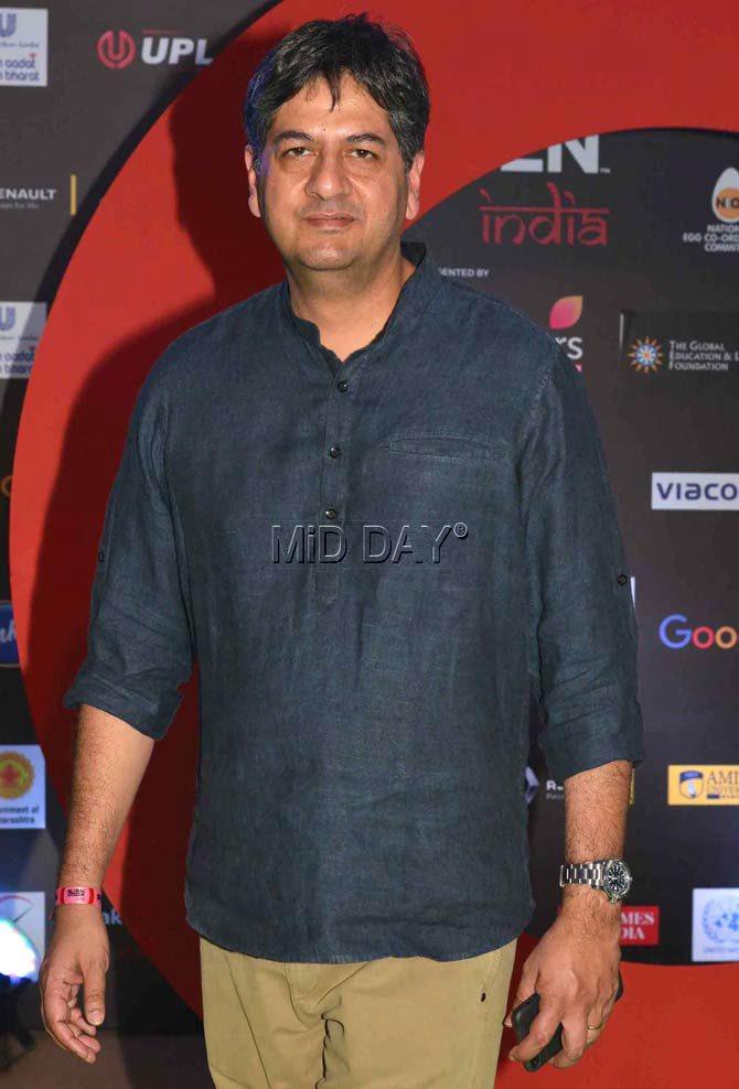Journalist Vikram Chandra was also present at the event