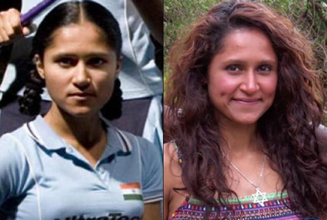 Sandia Furtado: Sandia, a keen hockey player herself, essayed the character of Nethra Reddy in 'Chak De! India'. She is now a PR professional. She married London-based Matteo Busa in 2016.