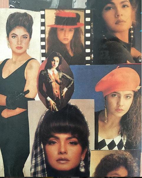 Pooja Bhatt has made a name for herself not only as a fine actress but also as a successful filmmaker. 'At the age of 21, I was India's youngest film producer and that's a very major achievement for someone who is a mainstream actor,' she said. Pictured: A collage of the many photoshoots that Pooja Bhatt participated in when she was a leading actress in the 1990s.