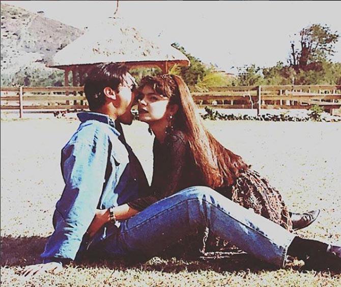 Despite starting her acting career at a young age, Pooja Bhatt couldn't garner applauds for her roles. She said she turned to production and direction at the age of 21 as she was never happy being just an actor. In picture: Pooja Bhatt shared this picture on frequent co-star Rahul Roy's birthday. She captioned it, 'Happy Birthday Roy boy! With all that shared history,hits and flops,how can I still love you not? (sic).' Pooja and Rahul starred in offbeat films like Junoon and Phir Teri Kahaani Yaad Aayi which were quite ahead of time. Pics courtesy/ Pooja Bhatt's Instagram