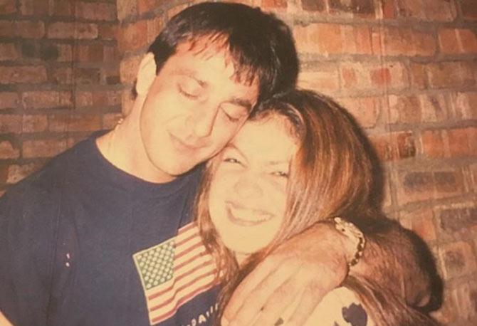 On the personal front, Pooja Bhatt has never shied upon talking about her personal life in public. From her past relationships to announcing separation from her former husband Manish Makhija, Pooja Bhatt's life is an open book! Pictured: A candid image of Pooja Bhatt and Sanjay Dutt from the 1990s.