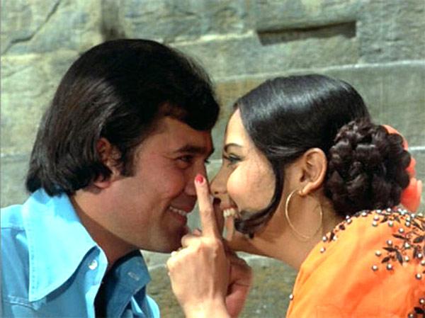 He fell in love with Dimple Kapadia, who was only 16 and whose first film Bobby was yet to release. In picture: Rajesh Khanna and frequent co-star Mumtaz in a still from a film.