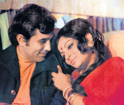 The quintessential romantic actor also did the intense Avishkar, directed by Basu Bhattacharya. In picture: Rajesh Khanna and Sharmila Tagore, who starred together in several films thanks to their chemistry which was popular with audiences. Rajesh Khanna and Sharmila Tagore teamed up for movies like 'Aradhana' (1969) and 'Amar Prem' (1972) among others.