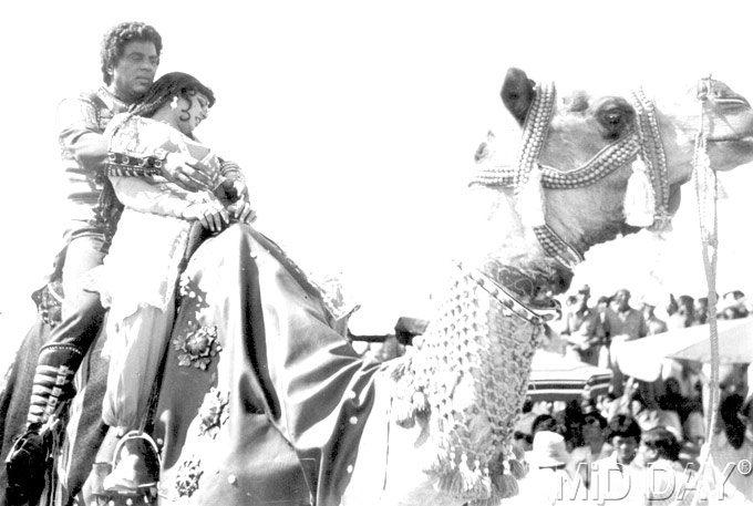 Dharmendra candidly said, 'When I came to Bombay - that's what Mumbai was known as then - I only had my dreams. I was an untutored villager, with no idea of acting. I wasn't even aware [that] I was good-looking until I began getting movie offers because of my good looks.' In picture: Dharmendra with his frequent co-star and now wife Hema Malini