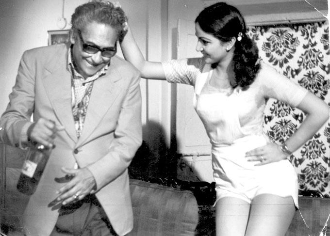 The actor with Rati Agnihotri in a movie The actor with Rati Agnihotri in a movie