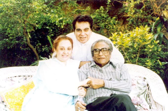 Ashok Kumar, Saira Banu and Dilip Kumar Ashok Kumar, Saira Banu and Dilip Kumar