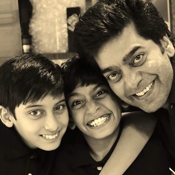 Renuka Shahane's husband Ashutosh Rana is a successful actor in his own right. He has acted in several TV shows and Hindi, Tamil, Telugu, Kannada and Marathi films. Also pictured: Shauryaman and Satyendra