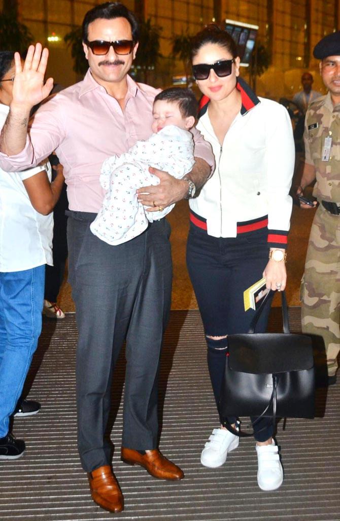 Saif Ali Khan and Kareena Kapoor's first child Taimur Ali Khan was born in December 2016. Kareena has bonded well with Saif's kids with Amrita - Sara and Ibrahim.
