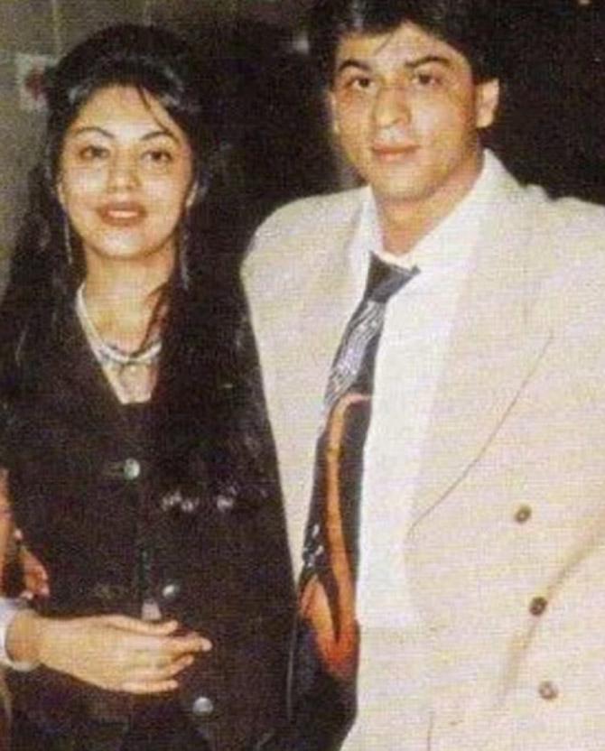 Gauri Khan and Shah Rukh Khan in a snapshot from their younger days. SRK married Gauri on October 25, 1991, after dating for 6 years.