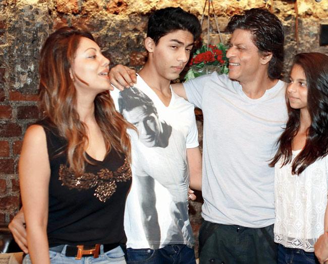 Shah Rukh Khan wants his children, Aryan and Suhana, to complete their education first and then have a career in showbiz.