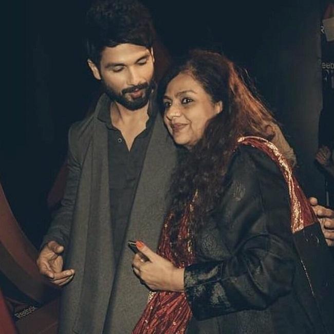 Pankaj Kapur shifted to Mumbai to marry actress Supriya Pathak, while Shahid continued living in Delhi. Shahid Kapoor, while talking about his childhood, said, 'My mother was a struggling actor, who separated from my dad when I was growing up. I got to know my father only after turning 18. So, I had a regular middle-class childhood, devoid of attention.' In picture: Shahid Kapoor with mother Neliima Azeem
