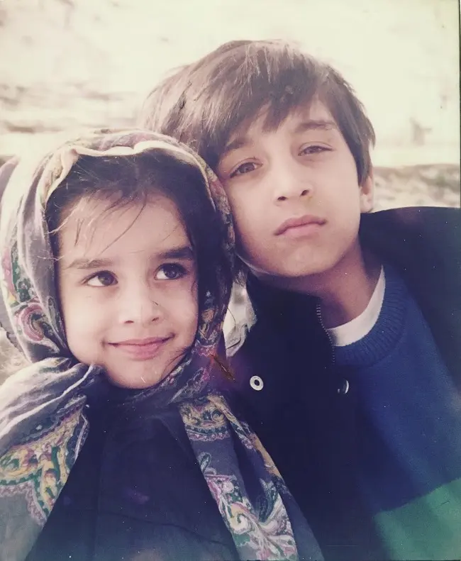 Shraddha Kapoor was born and raised in Mumbai. She went to Jamnabai Narsee School and later shifted to the American School of Bombay, where she was Tiger Shroff, Athiya Shetty and Zoa Morani's schoolmate. Pictured: That's Siddhanth Kapoor with his little sister Shraddha Kapoor. Siddhanth is three years elder to Shraddha.