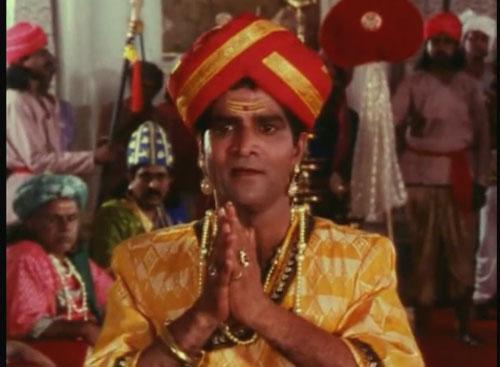Tenali Rama: Vijay Kashyap in and as Tenali Rama the popular south Indian folk hero.