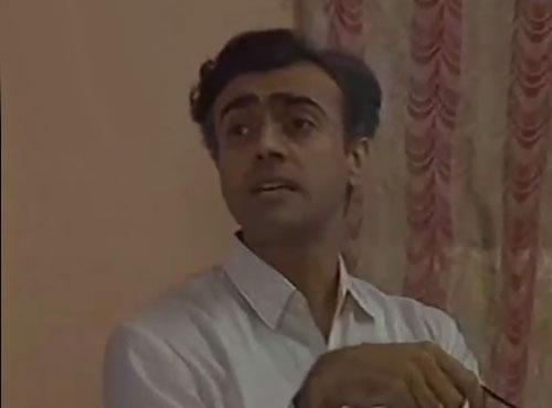 Rajit Kapur as Byomkesh Bakshi in the renowned detective series based on the novel of the same name, and directed by Basu Chatterjee.