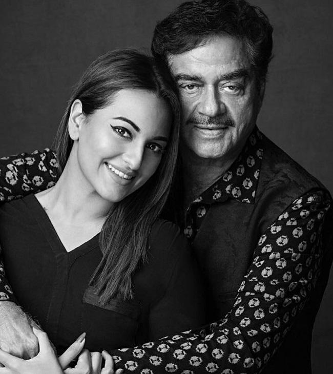 Having started her career in 2010 with Dabangg opposite Salman Khan, Sonakshi Sinha has not only evolved as an actress but also changed her image from a quintessential Hindi film heroine to that of a progressive, contemporary Indian woman with films like Akira, Noor and Mission Mangal. In pic: Sonakshi Sinha poses with her daddy dearest.