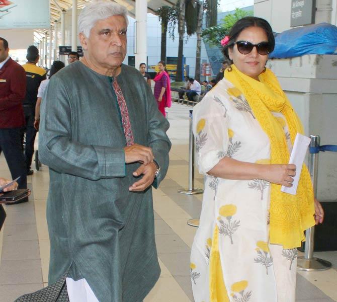 Javed Akhtar and Shabana Azmi