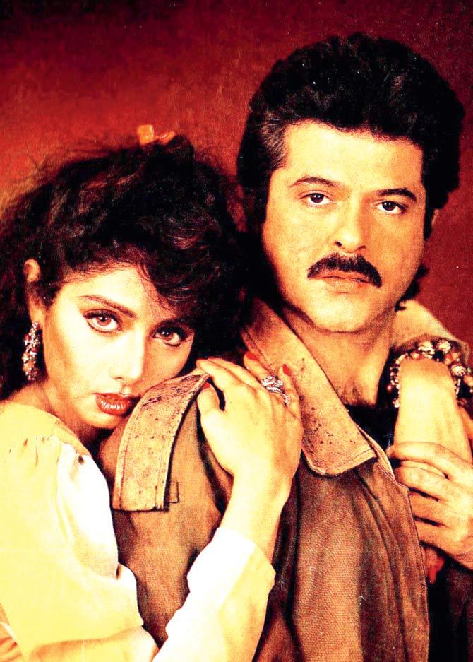 Sridevi's pairing with Anil Kapoor, her Mr India co-star and later brother-in-law, was particularly successful and she worked with him again in Laadla and Judaai.