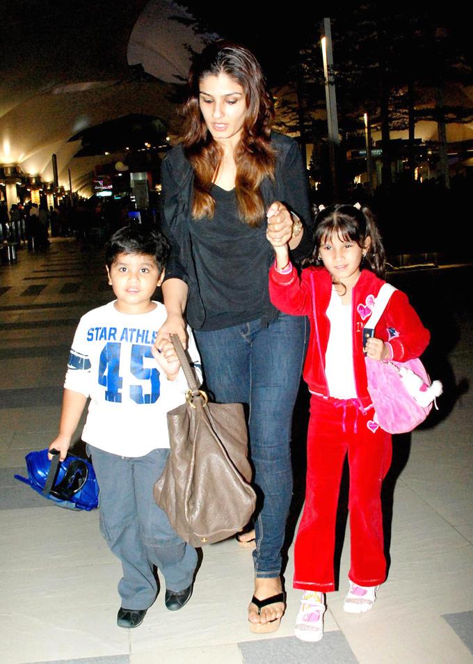 Raveena Tandon's daughter responds to the name Rasha, which means 'Young Gazelle' in Arabic.
