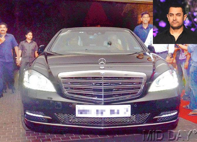 Aamir Khan has an exciting range of cars -- from the Rolls Royce Ghost Phantom to the luxurious Bentley Continental, a BMW 6 series and a Land Rover Range Rover. In early 2014, a series of security threats compelled Bollywood star Aamir Khan to apparently purchase a Mercedes Benz S600 to tackle bullets and explosives.