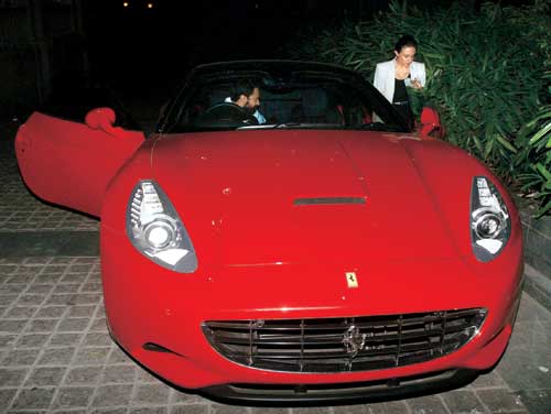 Imran Khan and Avantika Malik's swanky red Ferrari became the talk of the town in 2012 when the mandatory number registration plate was missing from the front of the snazzy car. The rear end, however, had one in place.