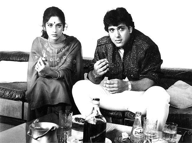 Govinda: The actor, who used to stay in a chawl in Virar, would go to Rajshri Studio every day, but was rejected on the basis of being too young. Not disheartened, Govinda even made a showreel in which he was seen acting and dancing and showed it to the production house. In picture: A still from the film 'Awargi' starring Govinda and Meenakshi Sheshadri.