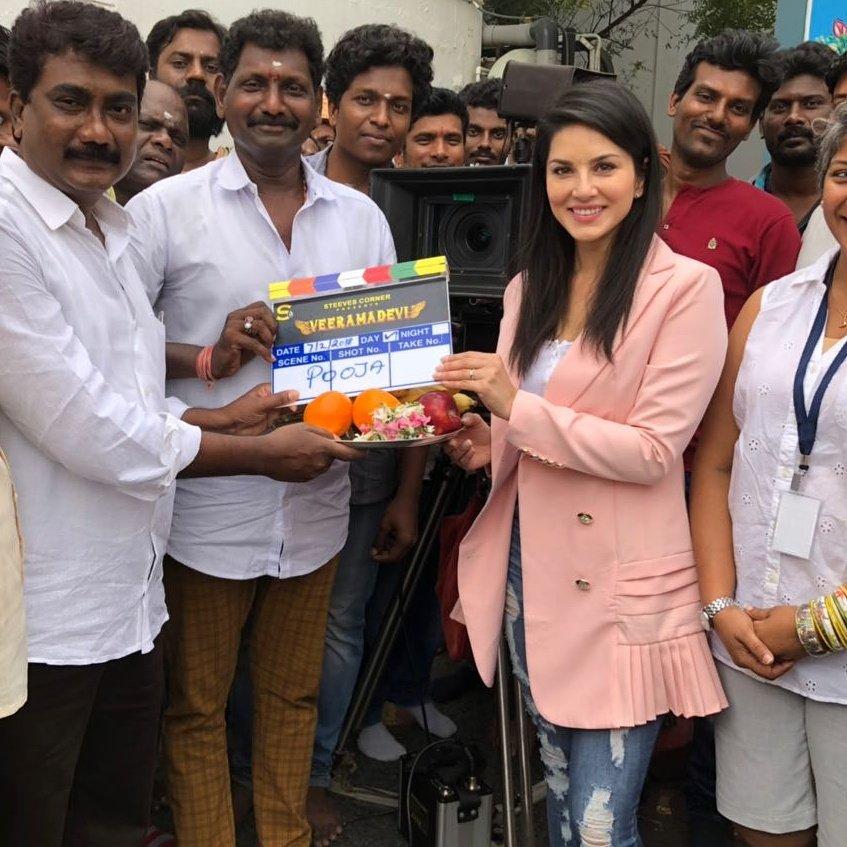 Sunny Leone has time and again expressed that her husband Daniel Weber is her pillar of strength. The musician also says there is not even one aspect of his life wherein he doesn't seek his star wife's opinion. In picture: Sunny Leone on the sets of her Malayalam debut film Veeramadevi.